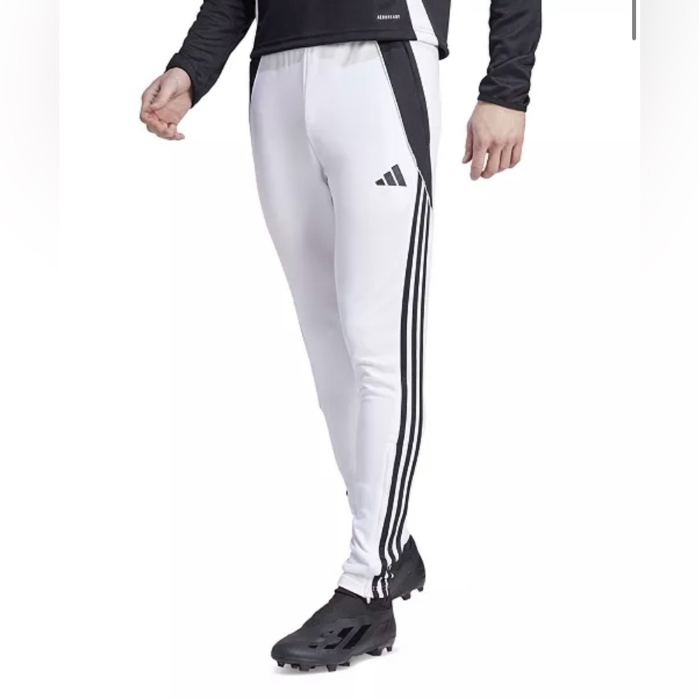 Adidas Tiro 24 Training Pants Men’s Large Soccer Football Track White Black